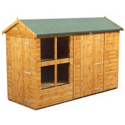 Power 10x4 Apex Combined Potting Shed with 6ft Storage Section